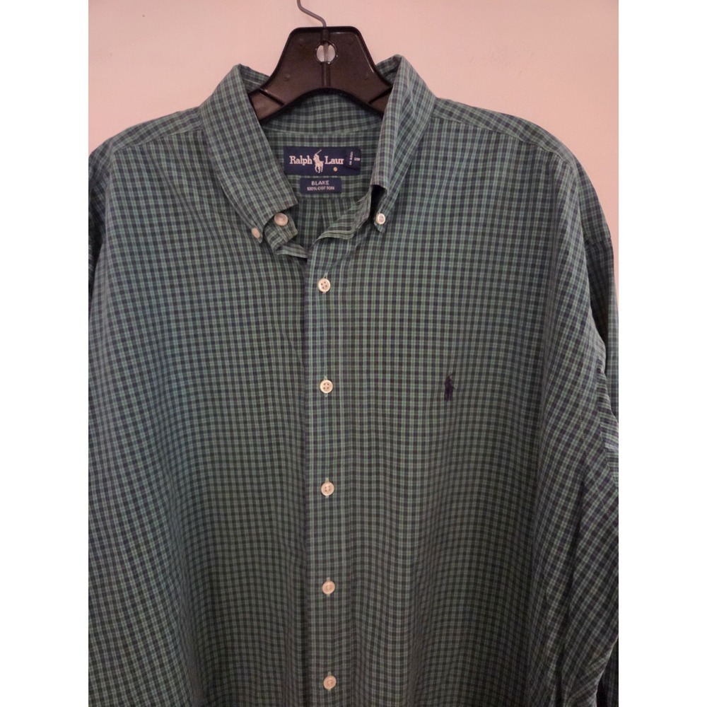Ralph Lauren men's plaid button down-size large